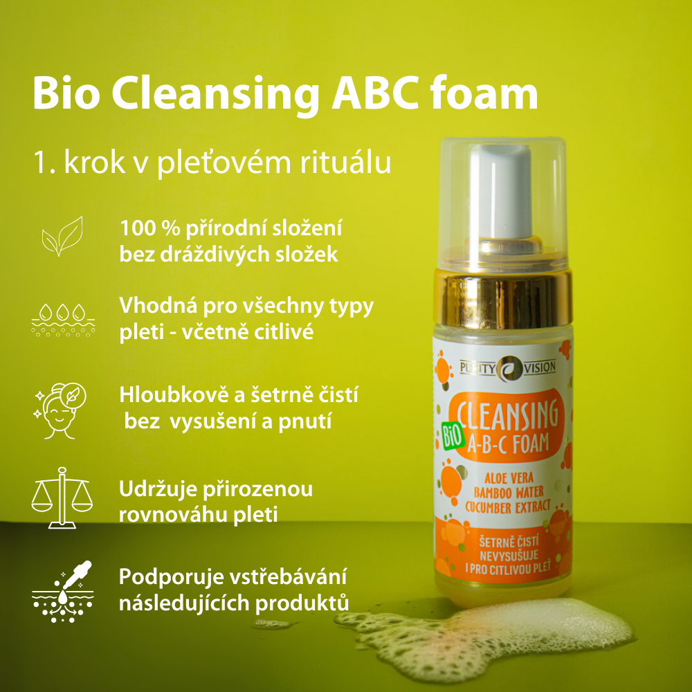 Mousse Nettoyante ABC Bio 90 ml