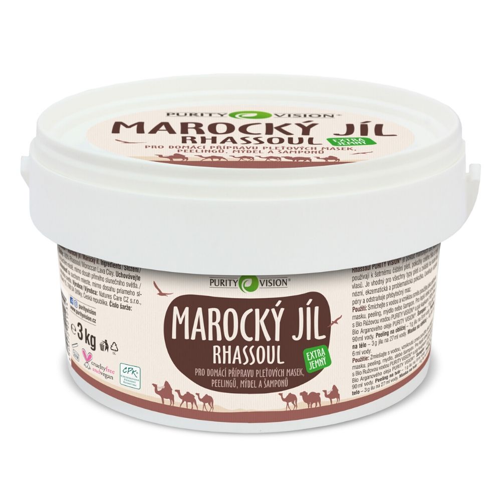 Argile marocaine Rhassoul 3 kg