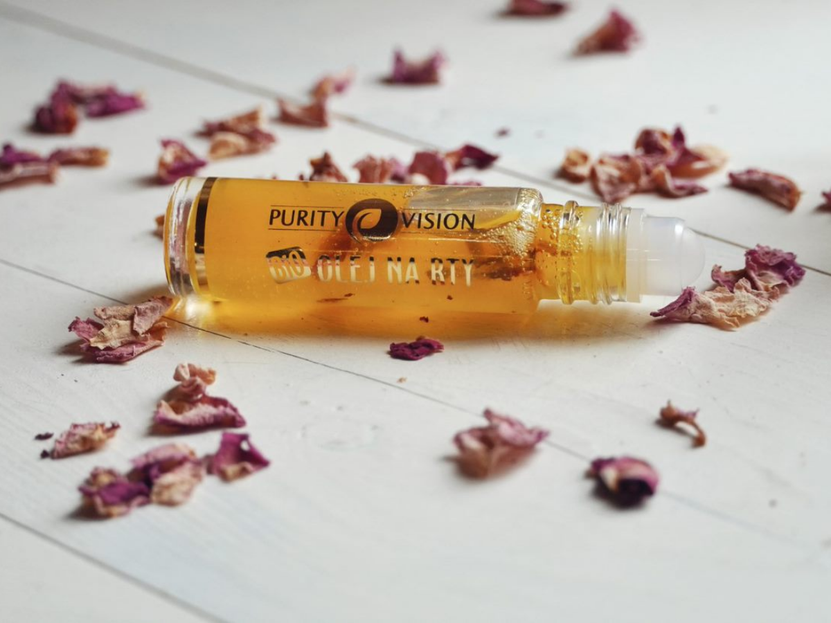 Huile à lèvres à la rose bio 10 ml