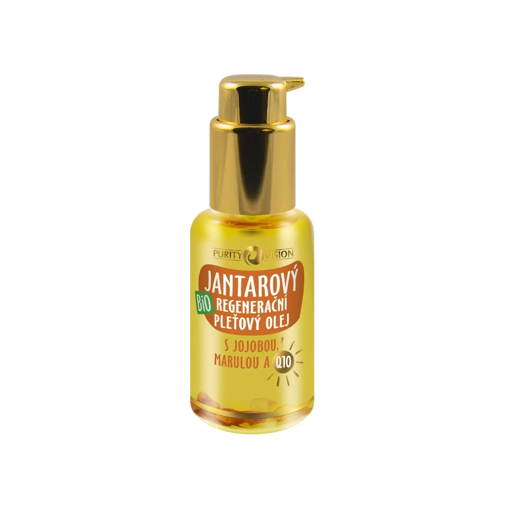 Huile faciale régénérante profonde bio à l'ambre 45 ml