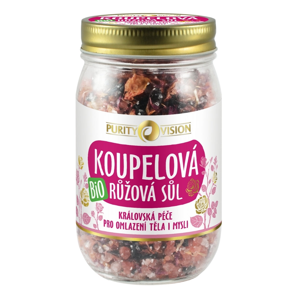 Sels de bain à la rose bio 400 g