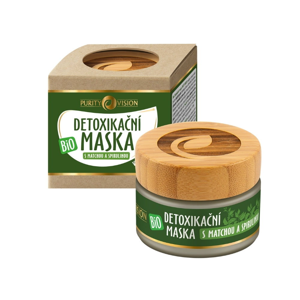 Masque détox bio au matcha et spiruline 40 ml