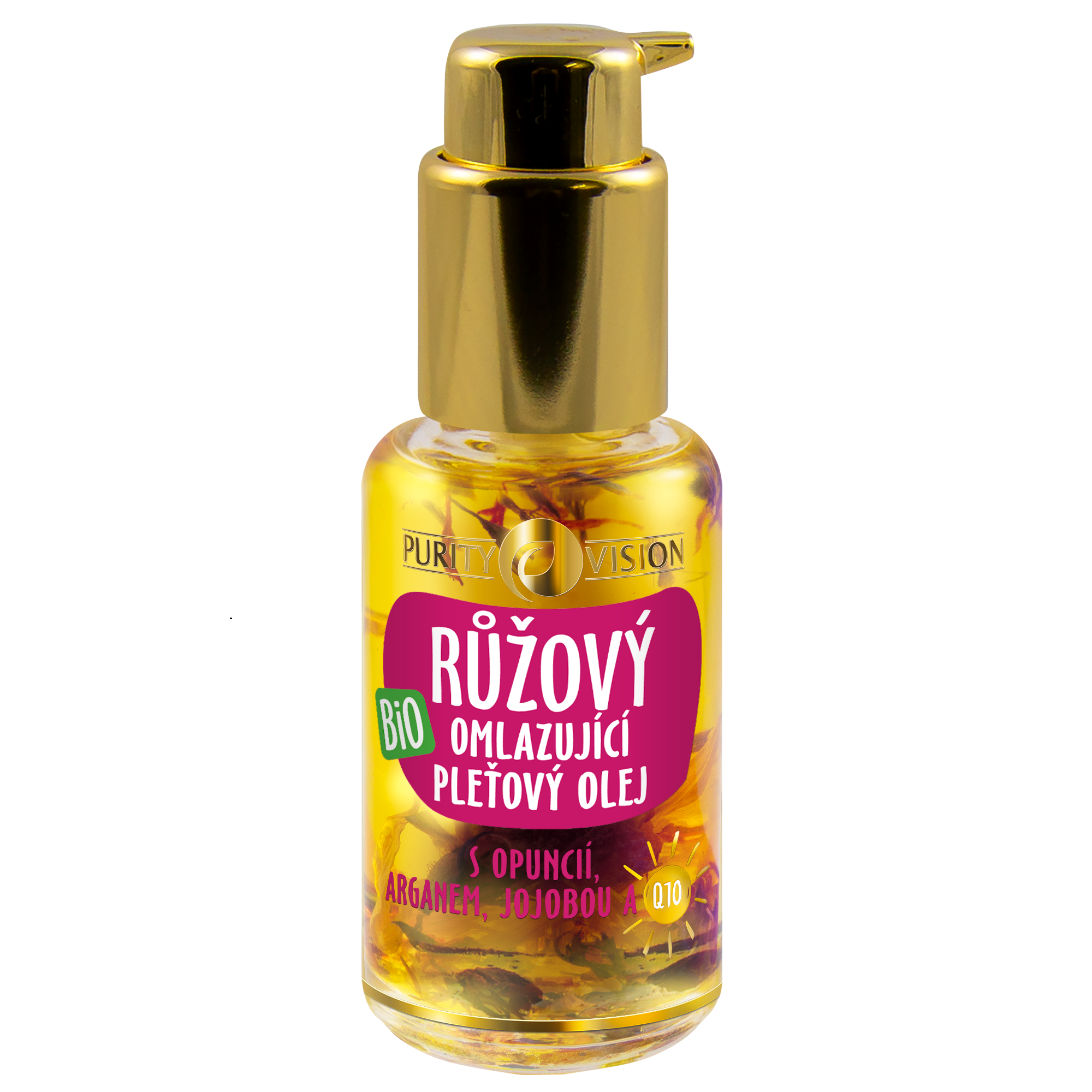 Huile visage à la rose bio 45 ml