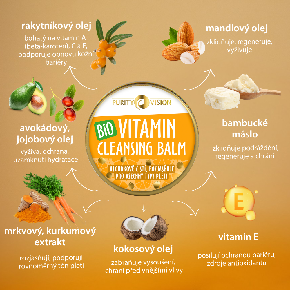 Baume Nettoyant Bio Vitaminé 70 ml