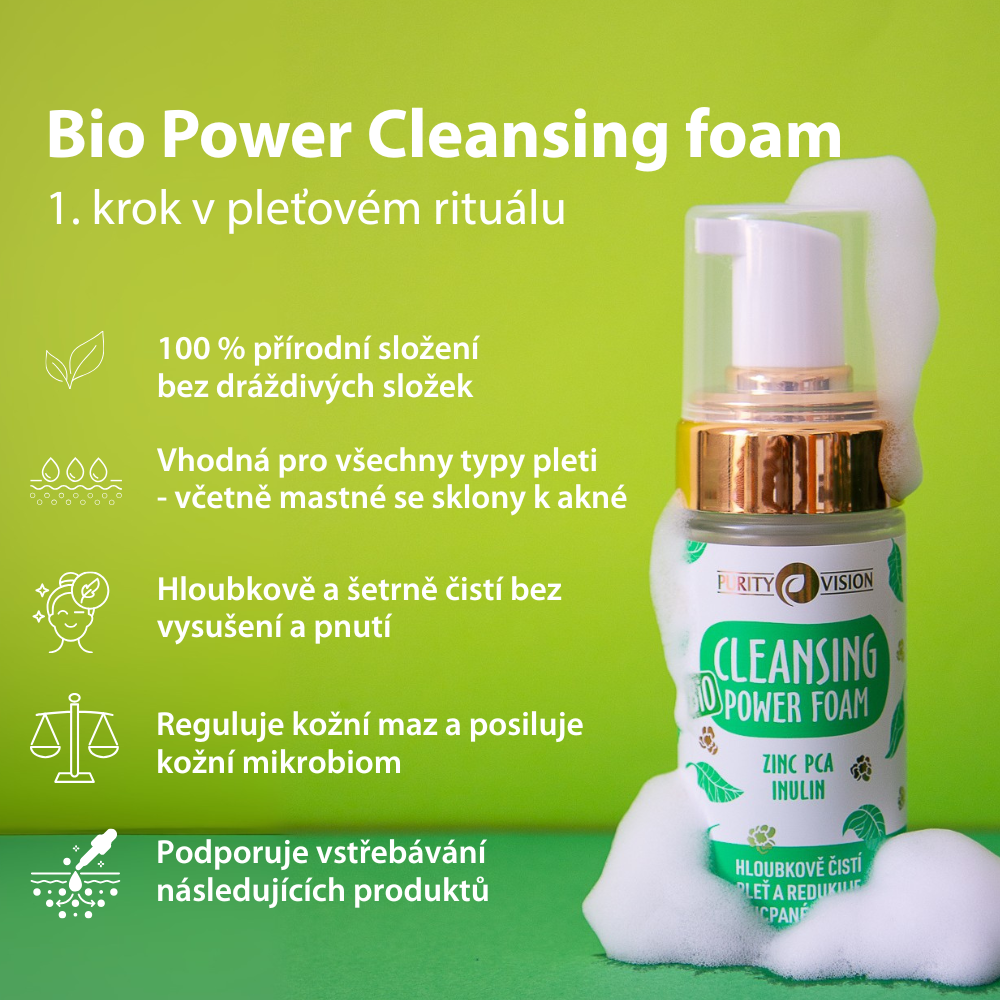 Mousse Nettoyante Puissante Bio 90 ml