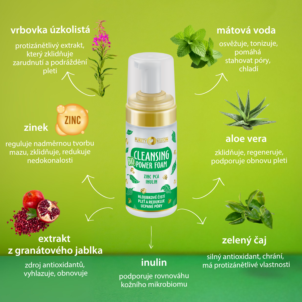Mousse Nettoyante Puissante Bio 90 ml