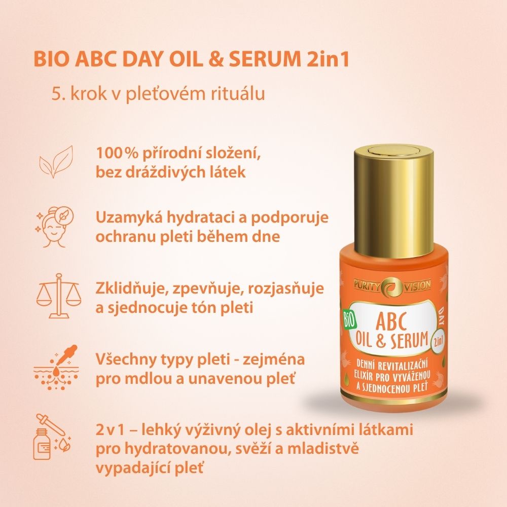 Huile & Sérum Bio ABC Jour 2en1 30 ml
