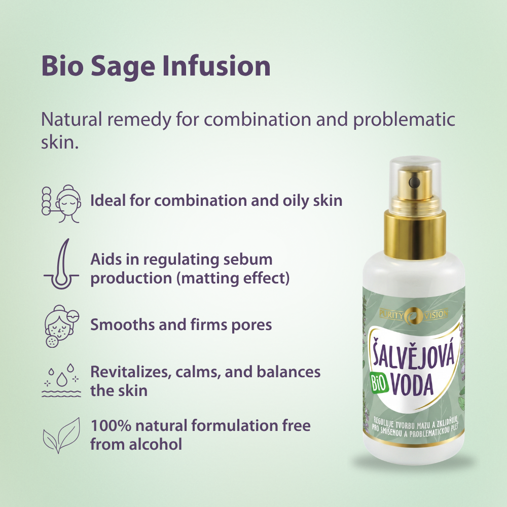 Eau de sauge biologique 100 ml
