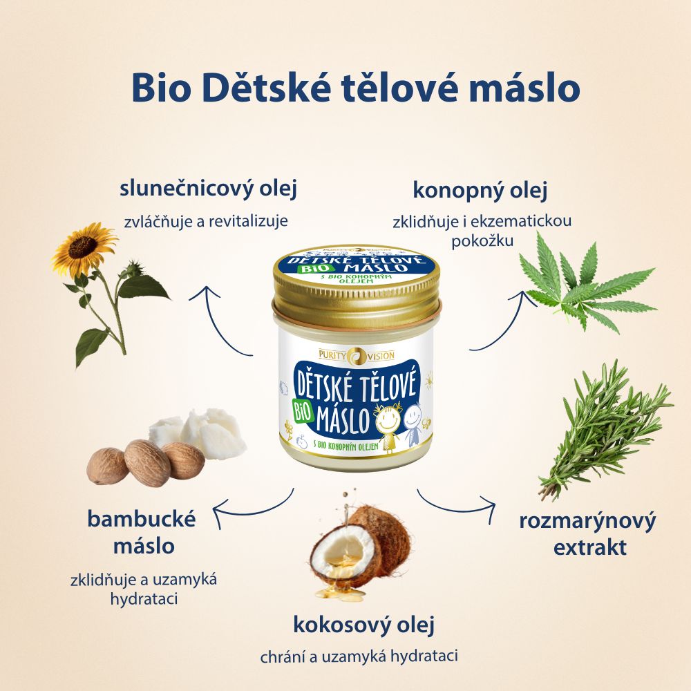 Beurre corporel bio pour bébé 120 ml