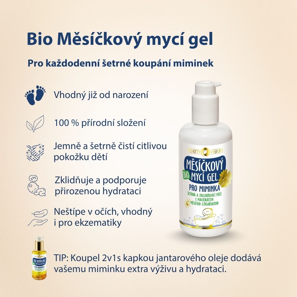 Gel Lavant Bio pour Bébés 200 ml