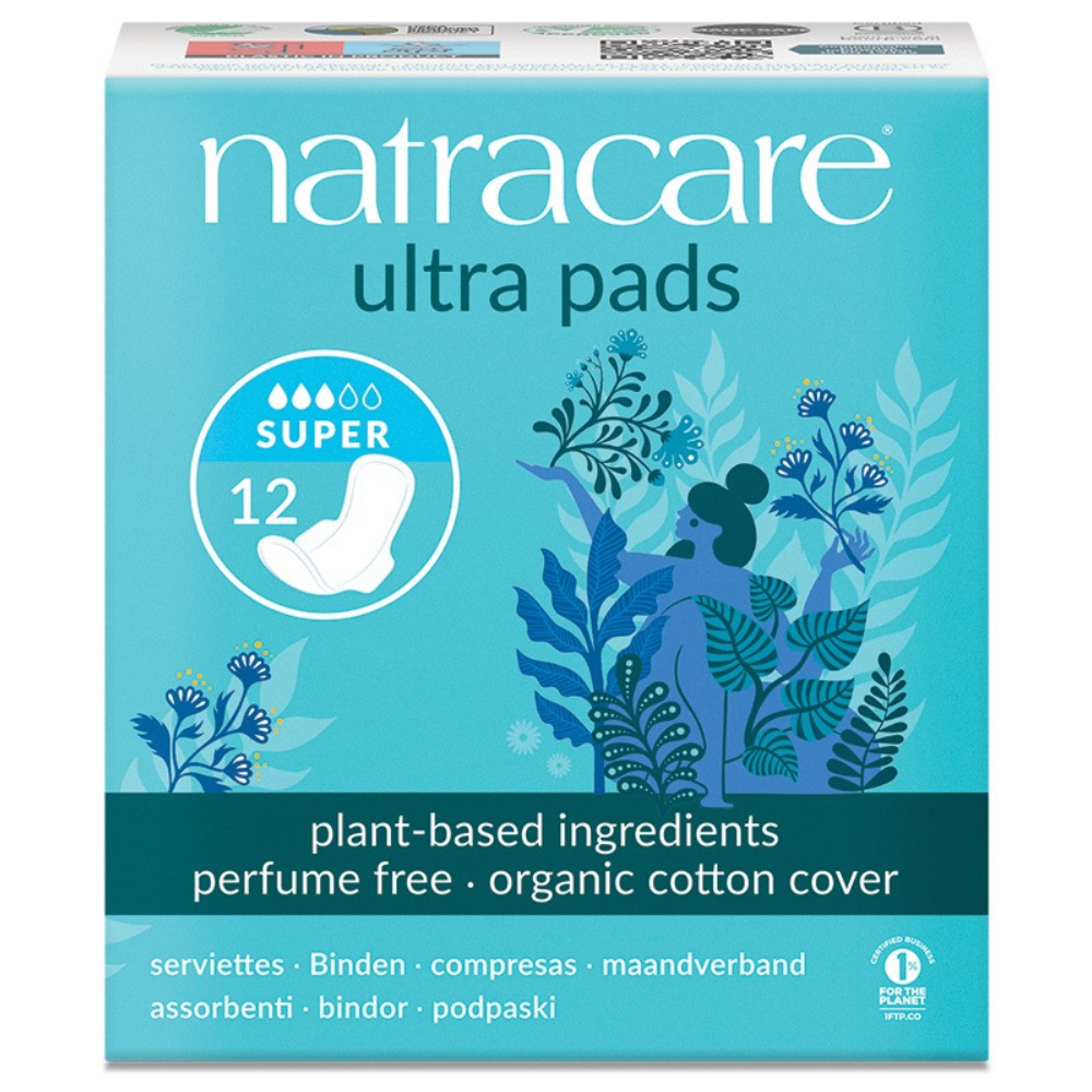 Serviettes hygiéniques Natracare Ultra Super avec ailettes