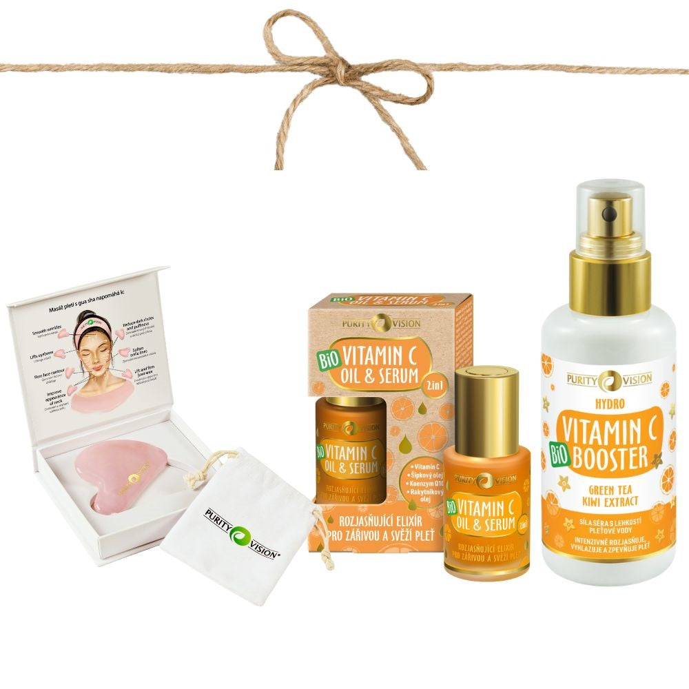 Coffret Lifting Vitamine C avec Gua Sha