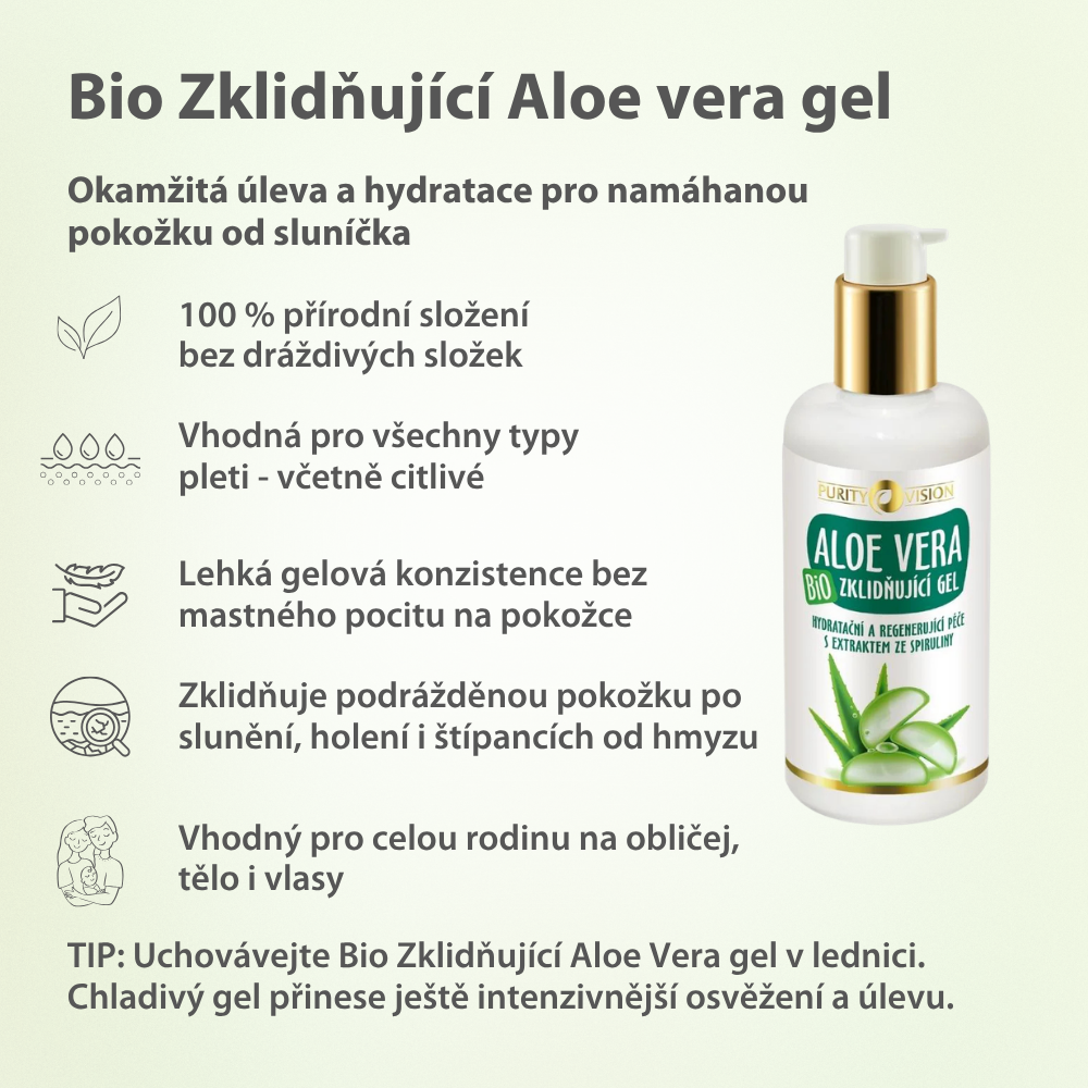 Gel Apaisant Aloe Vera Bio 200 ml